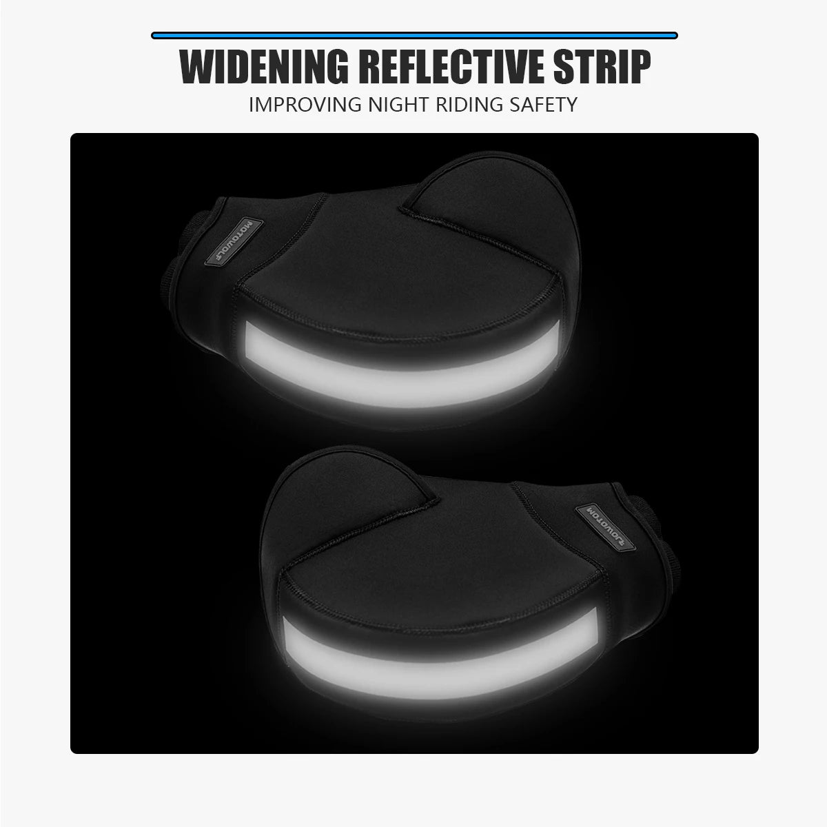 Thick Motorcycle Handlebar Muffs Protective Motorcycle Scooter ATV UTV Winter Warmer Gloves Grip Handle Bar Muff Rainproof Warm