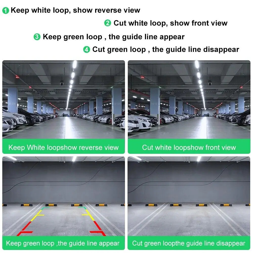 Waterproof HD Reverse Camera Car Front Rear View Backup Parking Night Vision CAM