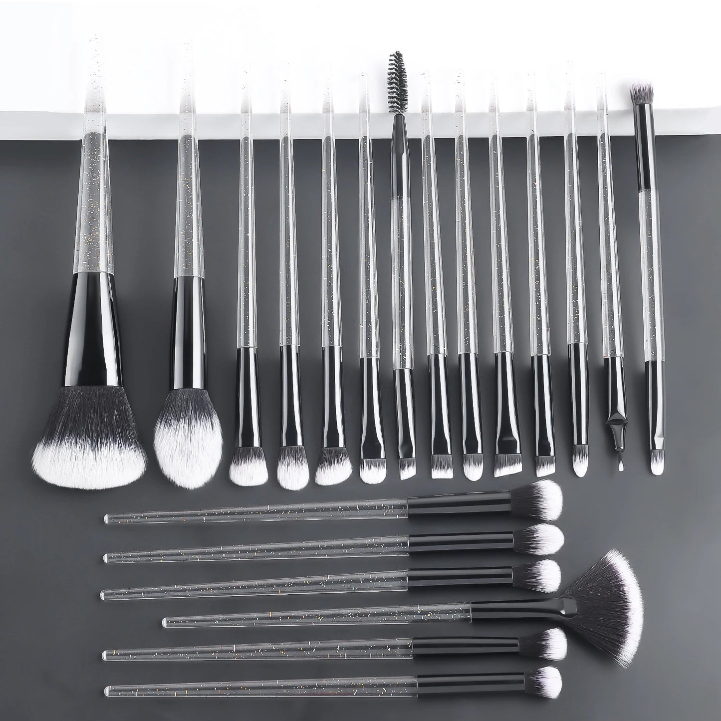 Makeup Brush Sets , 20pcs Plastic Daily Durable multifunctional makeup brush for Mascara, Eye Shadow,Foundation