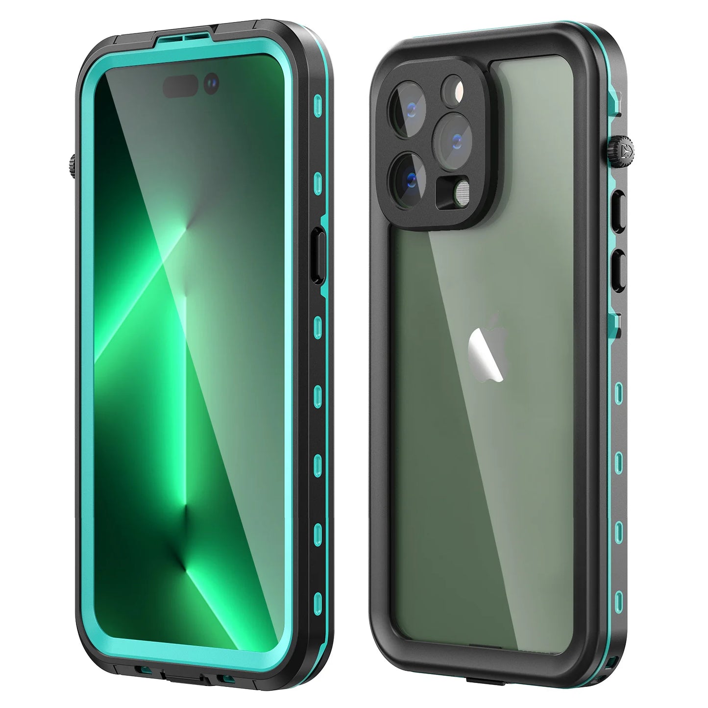 IP68 Waterproof For IPhone 16 15 14 13 12 11 Pro Max XS Max XR SE 78 Case RedPepper Cover Diving Underwater Swim Outdoor Sports