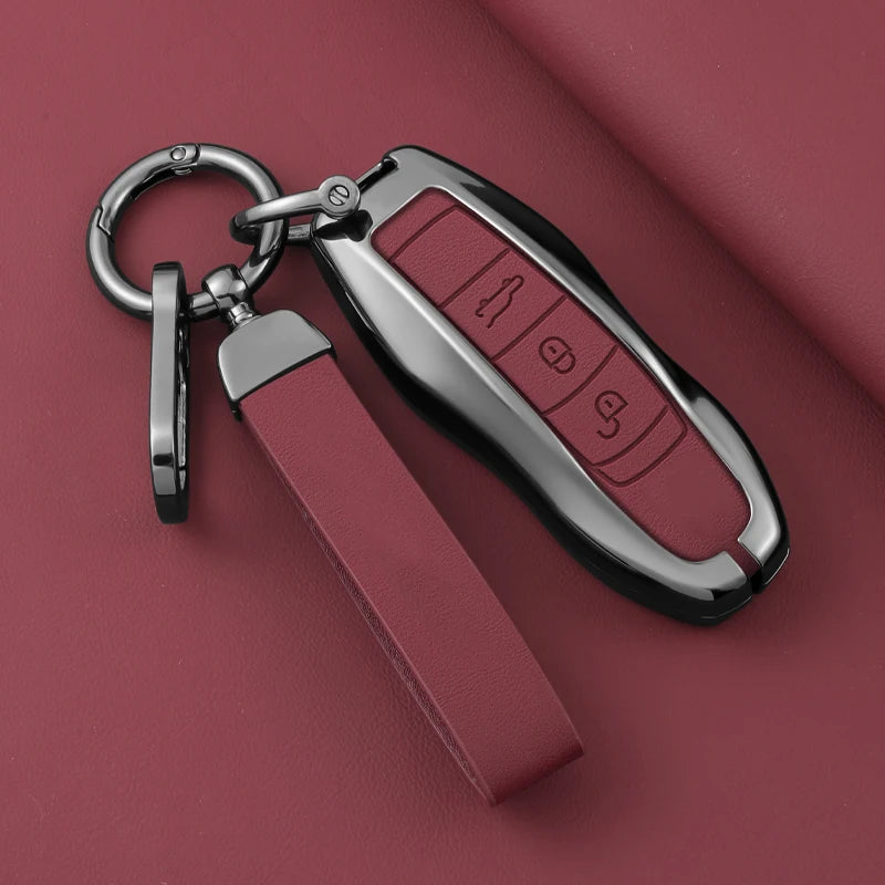 Zinc Alloy Car Key Fob Housing Key Fob For Porsche 911 970 981 991 Panamera Spyder Carrera Macan Cayman Cayenne Car Key Fob