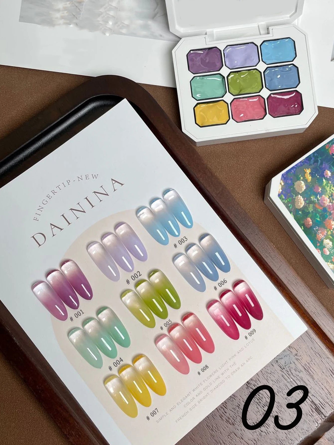 5/9 Colors Solid Nail Polish Palette Peelable UV/LED Polish Lacquer Salon Gel Nail Art Varnish Thanksgiving Gifts