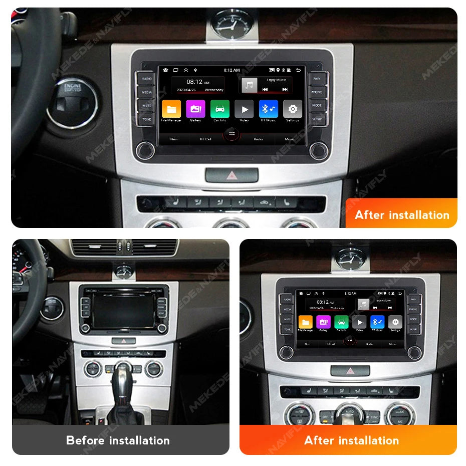 7/8/9" Android13 BT GPS Car Multimedia Radio for Volkswagen VW Golf 5 6 Polo Passat B6 B7 CC Skoda Jetta Tiguan Touran GOLF POLO