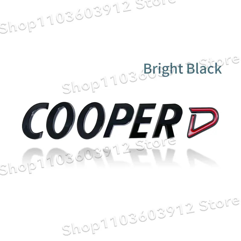 3D Metal Car Styling Cooper S/Cooper D/Cooper SD Emblem Side Fender Rear Tail Trunk Sticker For Mini JCW Clubman R55 R56 R60 F55