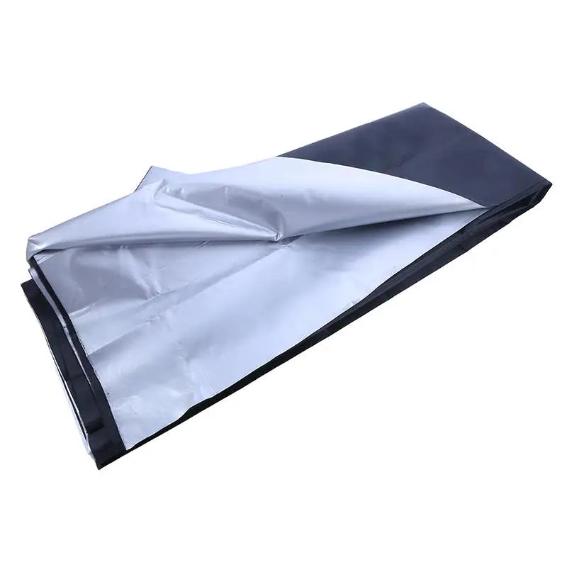 100% Blackout Curtain Removable Portable Travel DIY Blocking Window Film For Living Room Home Non-perforate No Drill Black Cloth