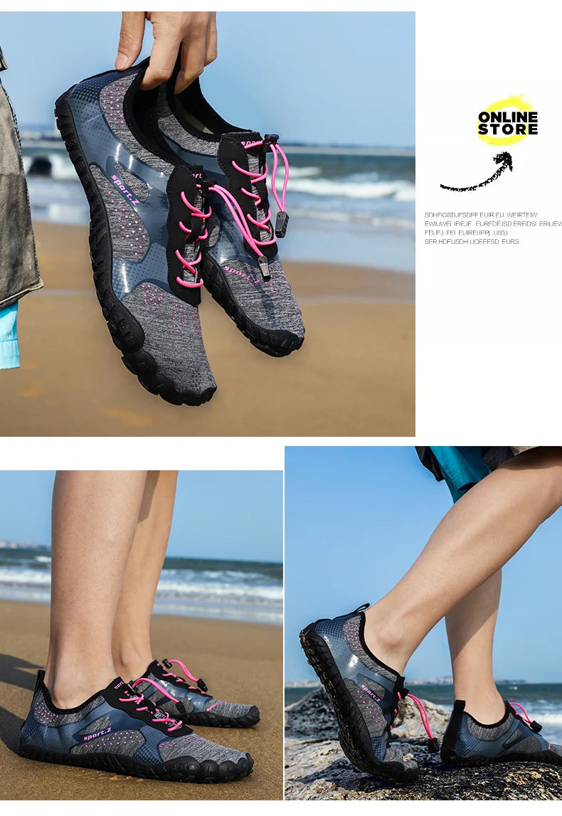 Water Shoes for Women Men Barefoot Shoes Upstream Breathable Beach Shoes Sport Shoe Quick Dry River Sea Aqua Shoes  cycling shoe