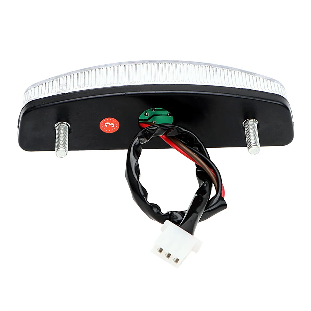 FORAUTO Motorcycle Taillight LED Brake Light For ATV Quad Kart Rear Indicator Tail Lamp Motorbike Accessories