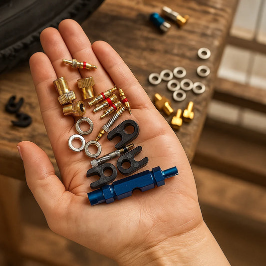 18pcs Bicycle Repair Tool Kits Presta Valve Core Set Bike Schrader Valve Wrench Tubeless Tire Remover MTB Repair Tools
