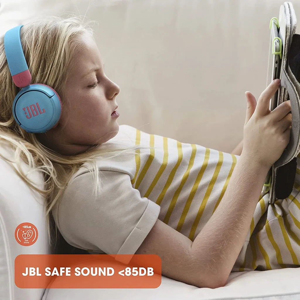 JBL JR310 Children's Headsets Low Decibel Wire Control with Microphone Student Learning Online Class Headsets 100% Original