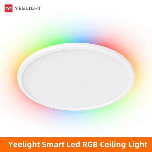 Global Version Yeelight Smart Ceiling Light RGB Wifi 18W/21W Dimmable 2700-6500K Ultra Slim Smart Voice Control Work with Mihome