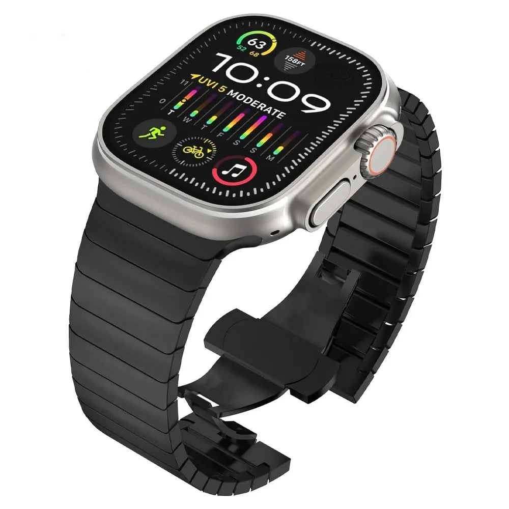 Stainless Steel Strap for Apple Watch Band Series 11 10 9 8 SE3 42mm 46mm 45mm 41mm 44mm 40mm Metal Bracelet IWatch Ultra 3 49mm