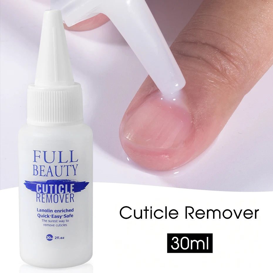 60/30ml Nail Cuticle Remover Softener Liquid Exfoliator Cuticle Oil Treatment Manicure Soften Dead Skin for Pedicure Nails Care