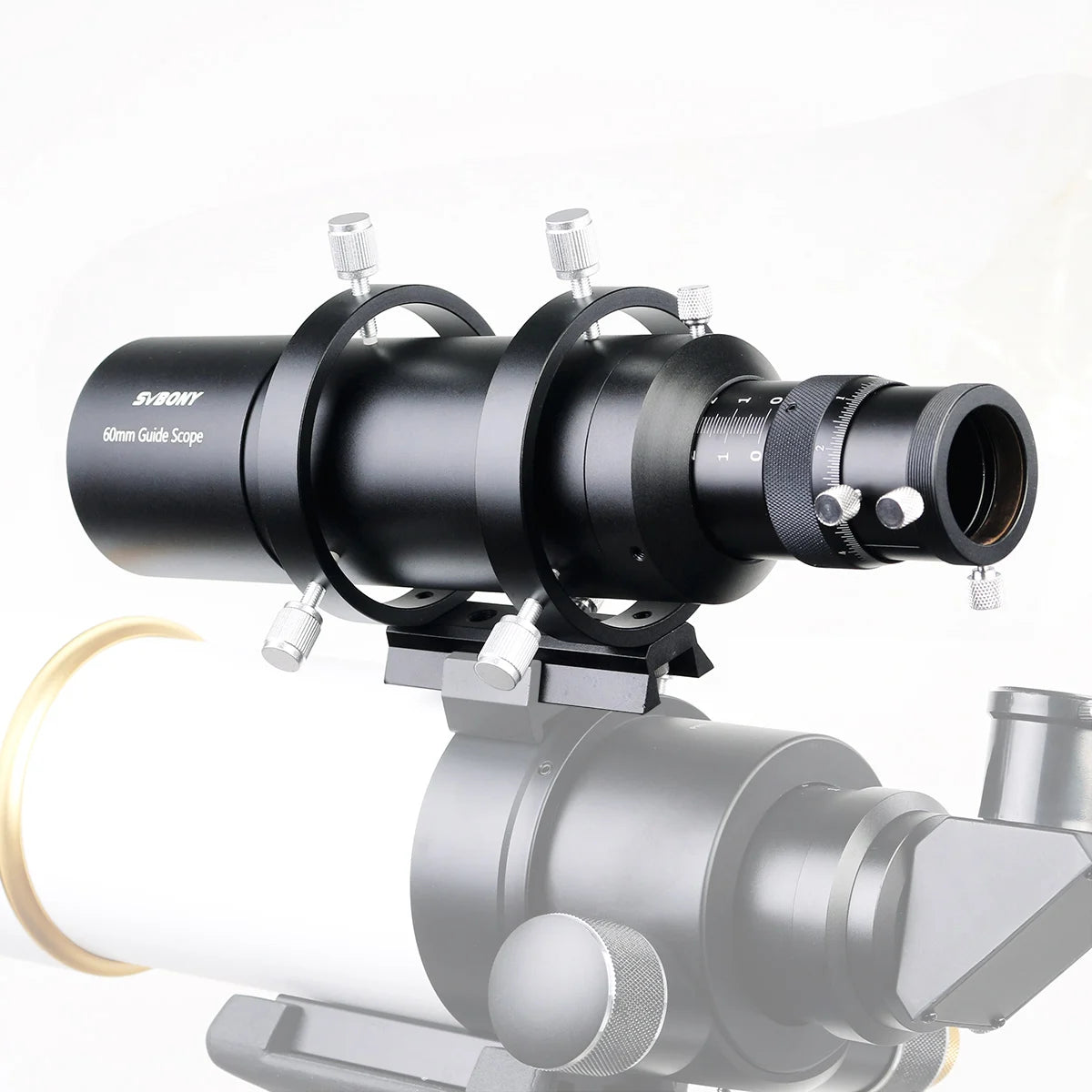 SVBONY Telescope Guide Scope 50mm/190 ,60mm/240mm,Compact Deluxe Guide Scope w/1.25" Double Helical Focuse SV106