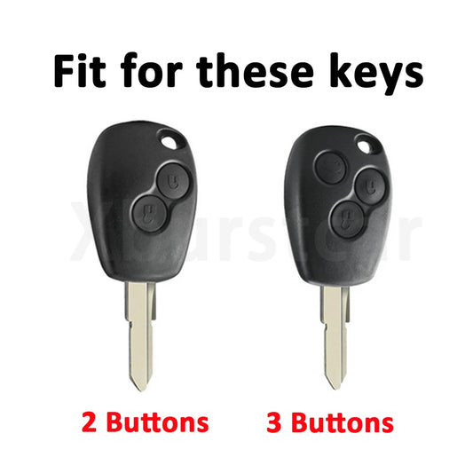 Gun Grey TPU Remote Shell Fob for Renault Megane Modus Espace Kangoo Clio Logan Sandero Twingo Scenic Car Key Case Cover