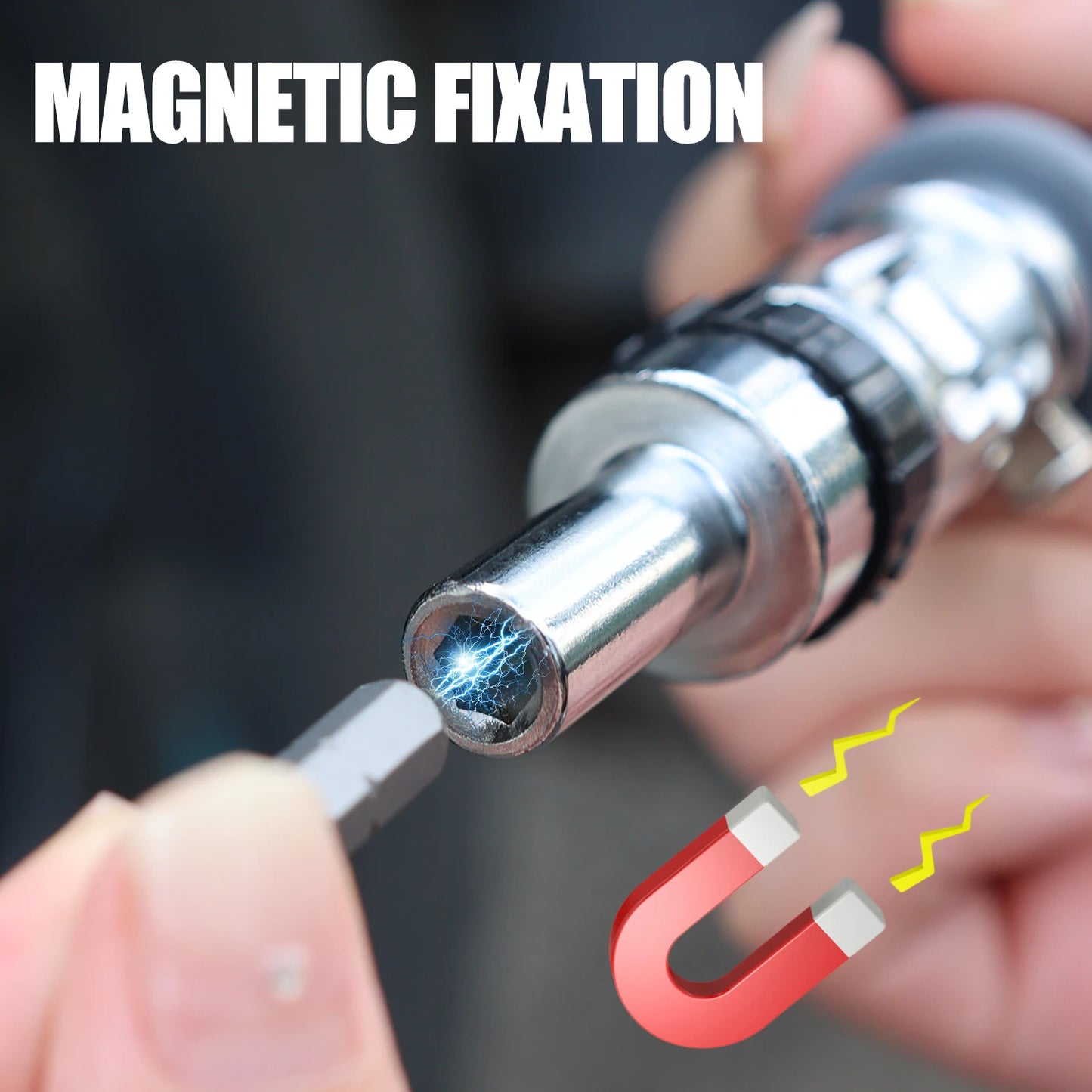 11 in 1 Ratchet Screwdriver Sets Magnetic Screw Driver Bits Two-way Telescopic  Adjustment Forward Reverse Repair Hand Tools