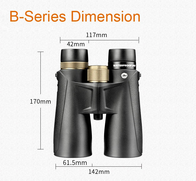 Shuntu Powerful 10x50 12x50 Binoculars HD Long Range Professional Optics IPX7 Waterproof FMC Coating BAK4 Telescope For Hunting