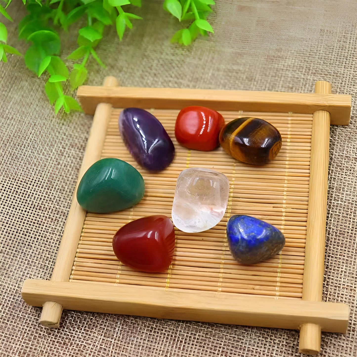 7 Chakra Healing Crystals Set Orgone Energy Pendant Necklace + Chakra Crystal Stones Kit