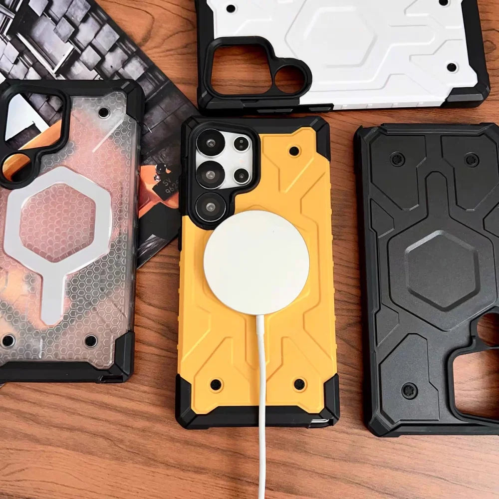 Shockproof Pathfinder Magnetic Case for Samsung Galaxy S26 Ultra S25 S24 ULTRA S26Plus Limited Edition Rugged For Magsafe Cover