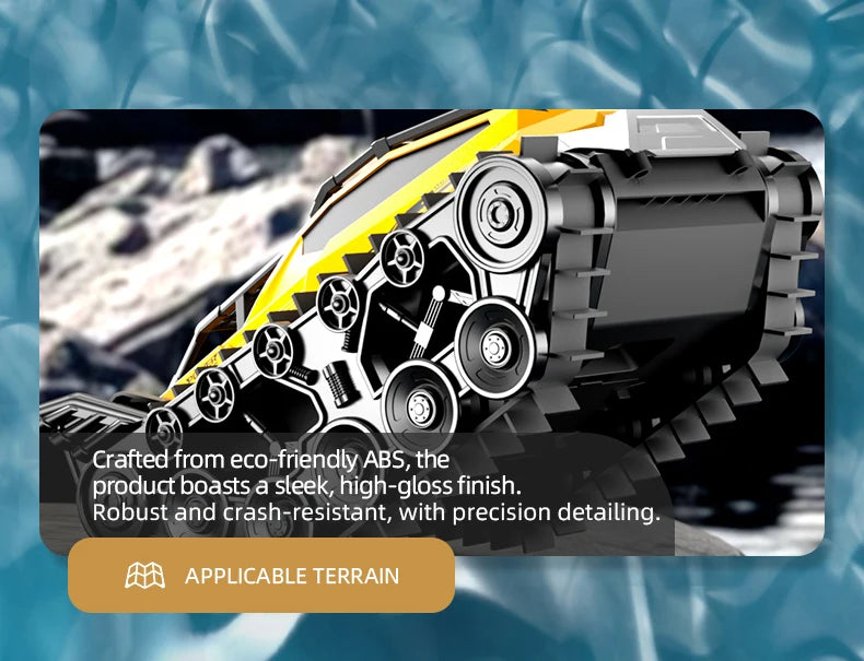 JJRC Q183 Rc Tank Car Track Remote Control Cars Off Road 4X4 2.4G Amphibious Crawler Truck Climbing Electric Model Vehicles Toys