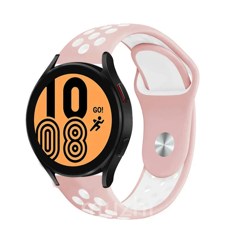 22mm 20mm watch Band for Samsung Galaxy Watch 7-6-5-pro-4-Classic/active 2 Silicone sport bracelet Huawei GT 4-3-2e-pro strap