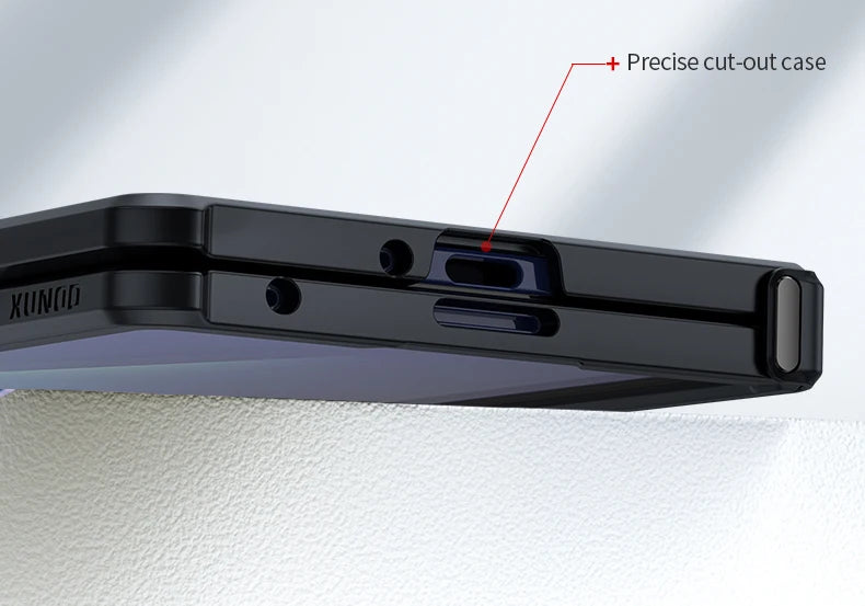 Xundd For Samsung Galaxy Z Fold 7 6 5 4 3 Case Hinge Coverage Protection Built-in Screen Protector Phone Cover For 폴드 7 케이스