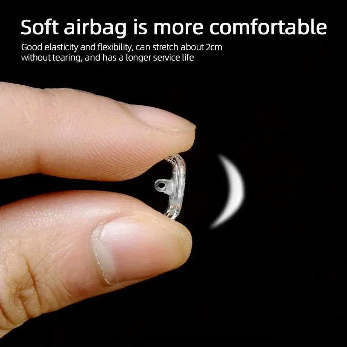 1set(4/8/10/20pcs) Nose Pads Set Soft Silicone Transparent Nose Pads With Screwdriver Glasses Replacement Repair Supplies