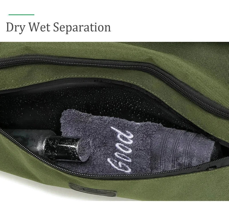 40L Sport Fitness Bag Dry Wet Separation Gym Bags for Men Women Outdoor Hiking Camping Travelling Yoga Fitness Bags
