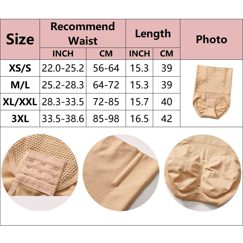 Women Body Tummy Shaper Waist Trainer Corset Slimming Panties Shapewear Sheath Belly Modeling Strap Butt Lifter Underwear