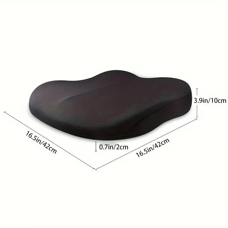 Driver's Car Seat Cushion Orthopedic Support Pad for Long Sitting Comfort Cotton Fabric Four Seasons Universal Unisex Single Pad