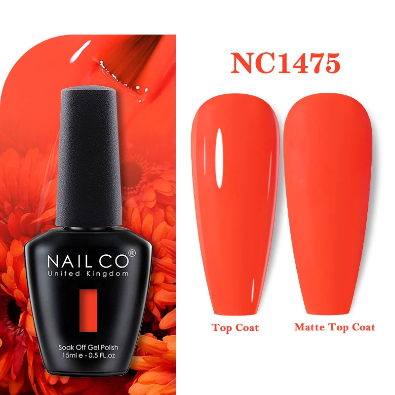 NAILCO Gel Nail Polish 15ml Nail Art Vernis Semi Permanent Soak off UV Gel Polish Gel Manicure Nail Varnish Nail Color Ongles