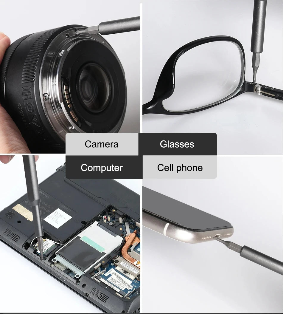 63 in 1 Precision Screwdriver Set Home Hand Repair Tool Kit Magnetic Phillips Drill Bits for iPhone Xiaomi Camera Glasses Watch