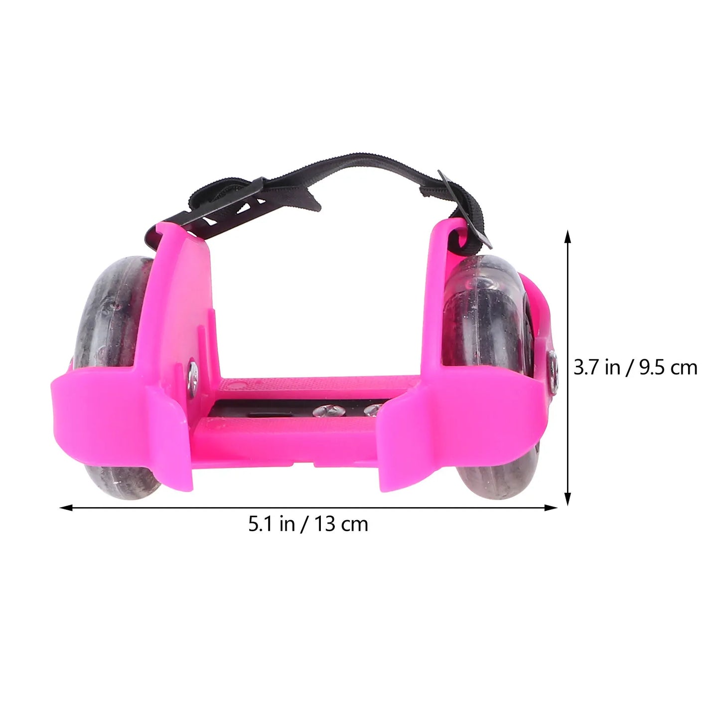 1 Pair Glittery Roller Shoes Adjustable Outdoor Skates For Light-Up Wheels Durable Skate Roller Sports Gift