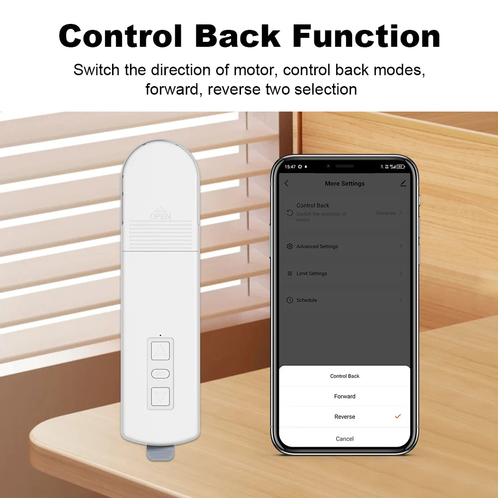 2025 Tuya Smart Blind Motor Zigbee Automatic Electric Roller Shutter Shadows App Control Lifting Curtain Opening Closing Driver