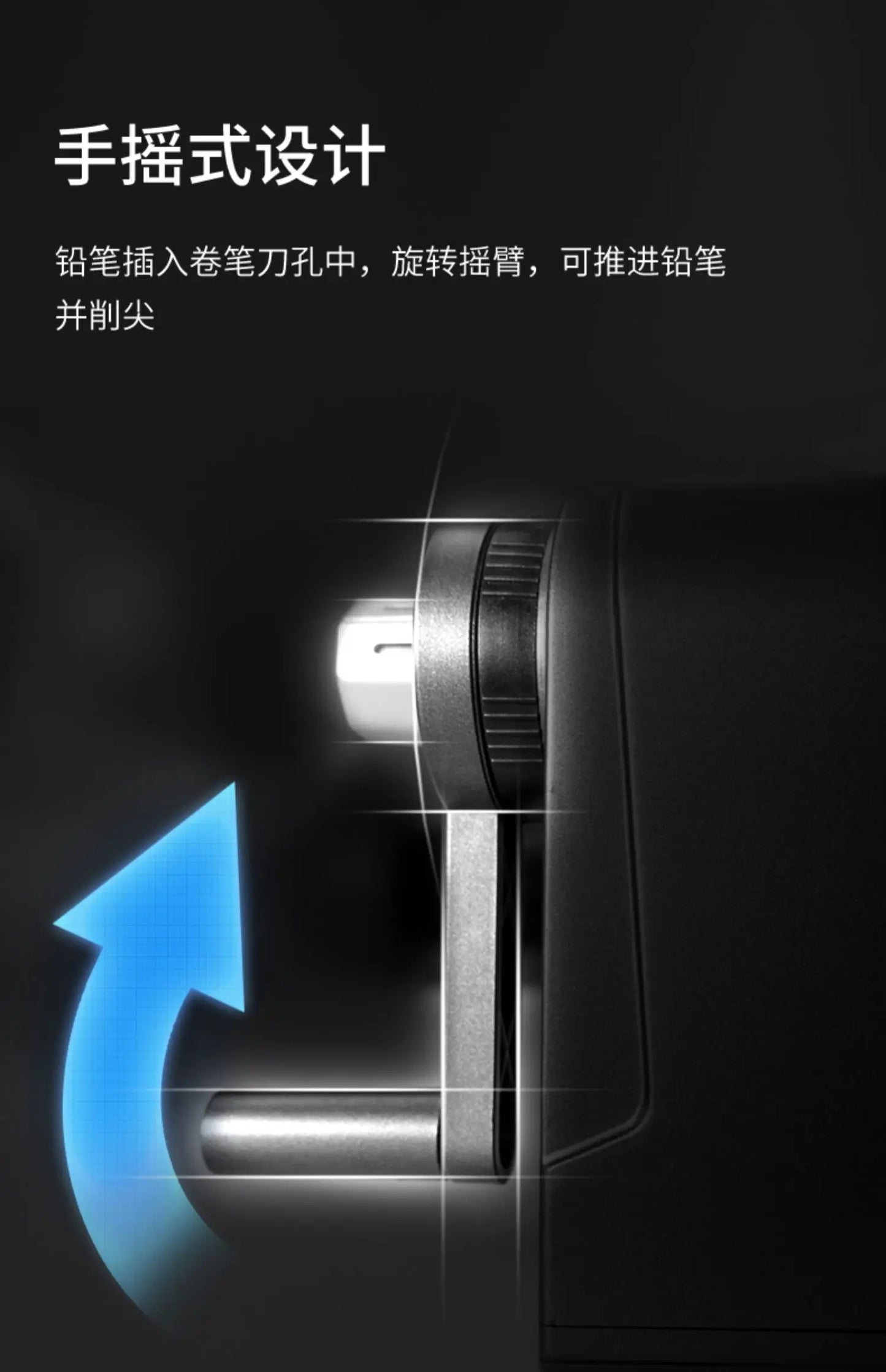 Faber Castell Artists Long Point Pencil Sharpener Manual for Art Charcoal Pencils/Drawing/Sketching Pencils Adjustable Points