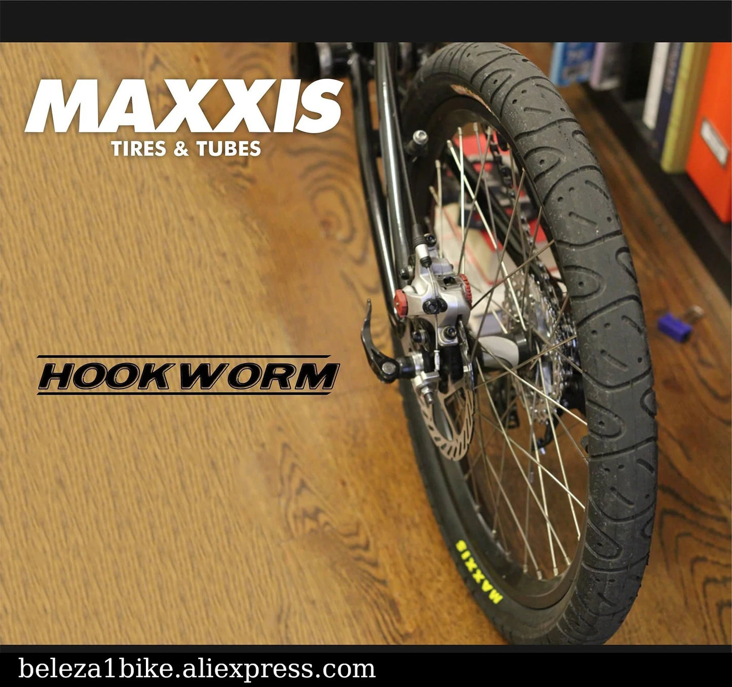 MAXXIS  Hookworm  26 x 2.5 Bicycle Tire BMX Wire Bead Clincher Tire for Street Park vert Flatland 20 inch 24 26 27.5 or 29 Sizes