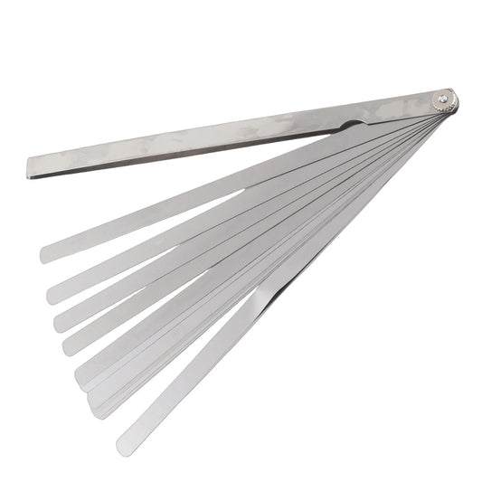 300mm Feeler Gauge 17 Blades 0.02-1mm Stainless Steel Gap Measuring Tool Metric Thickness Inspection Tool