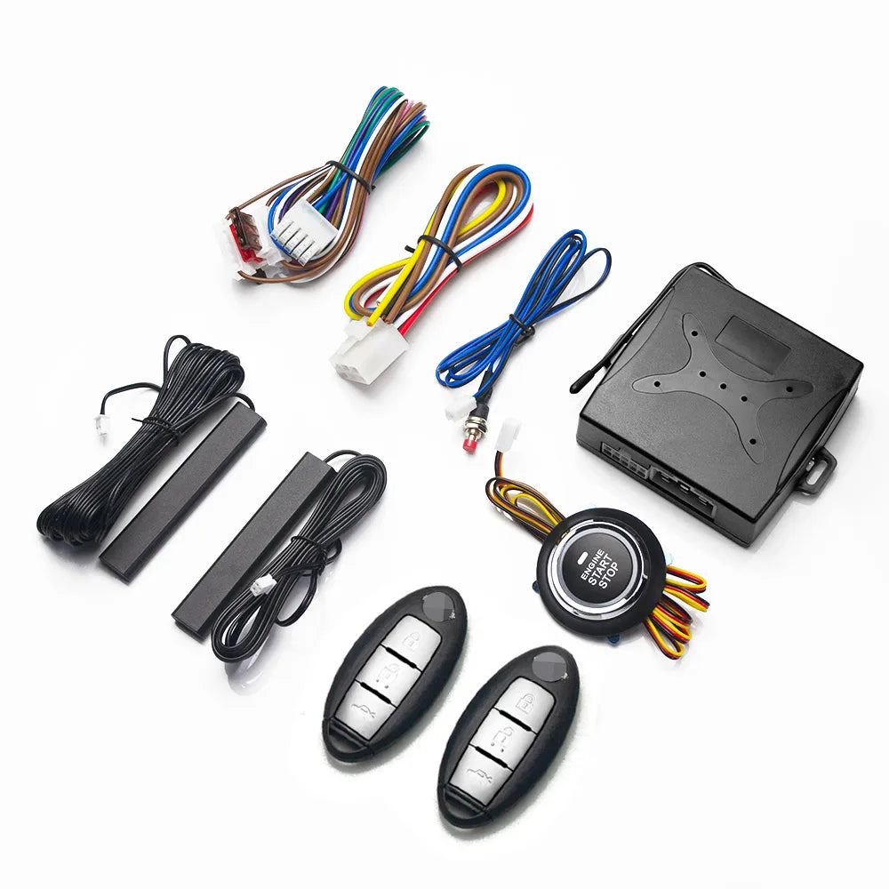 Car Alarm keyless entry start Systems Remote Central Door Lock Keyless System Auto Car SUV Anti-theft Tunning parts PKE