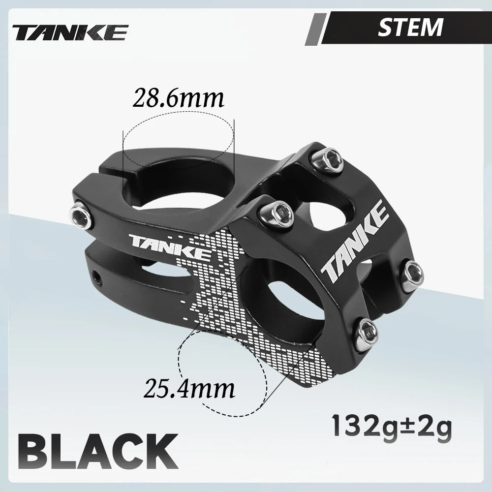 TANKE-MTB Road Bike Stem,CNC Aluminum Alloy Bicycle Parts,High-strength Short Handlebar ,022 XC AM,28.6mm,31.8mmWith cover