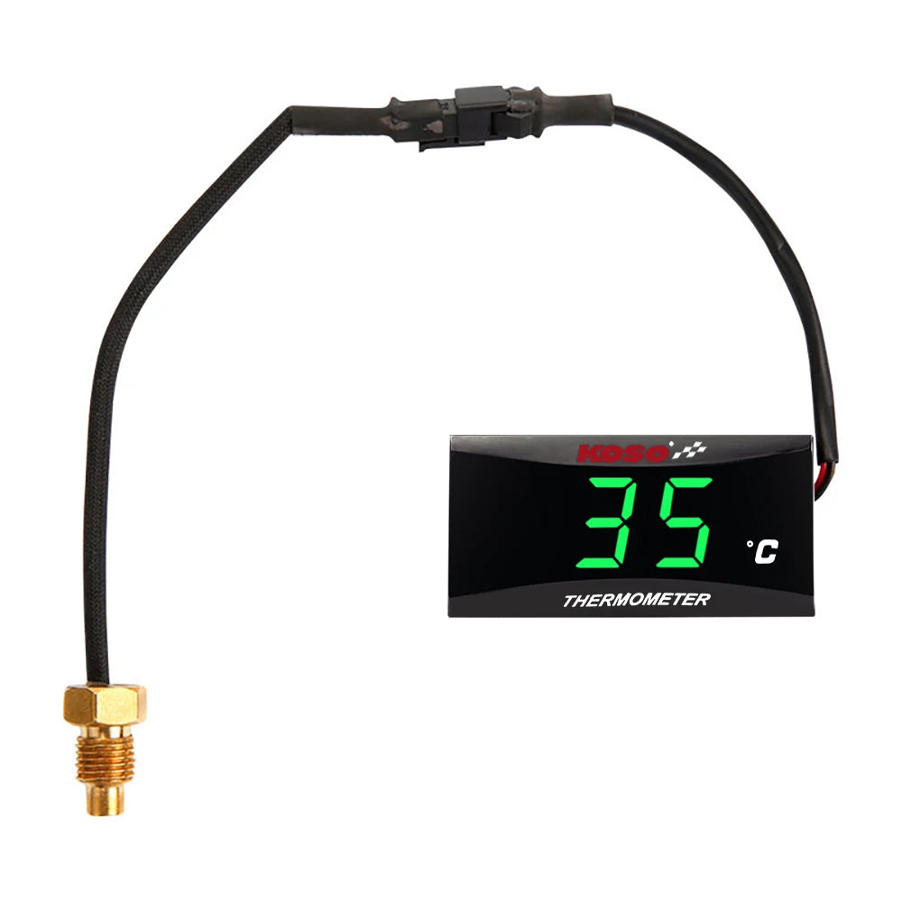 Motorcycle Oil Temperature Gauge Koso Oil Temp LCD Digital Universal Instrument For Yamaha Kawasaki Honda