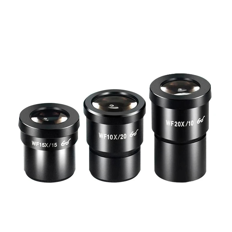 WF10X WF15X WF20X High eye point wide-angle  eyepiece for binocular triocular stereo microscope 30MM mounting interface
