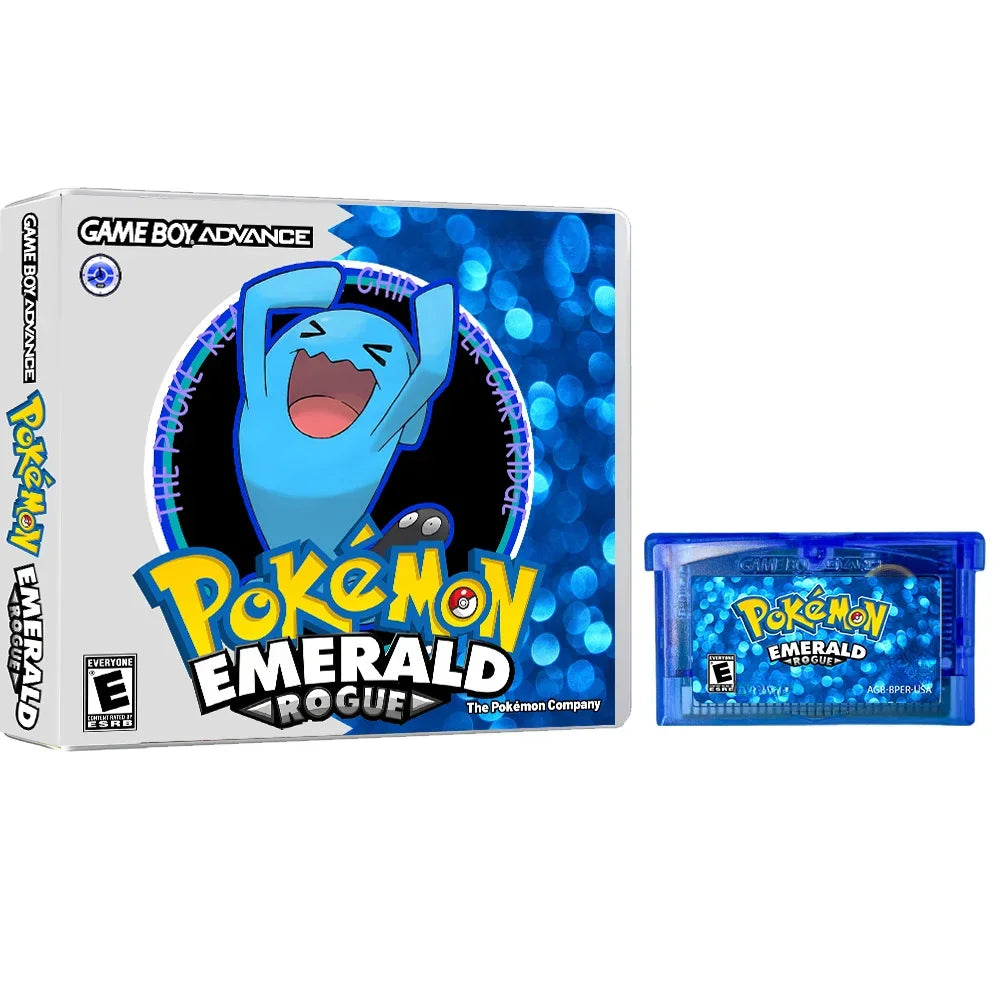 GBA RTC Pokemon  Real Clock  New Version 2.0 Game Card  Featured Popular English Games