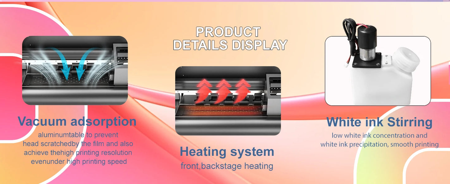 A3 DTF Transfer Printer A3+ XP600 DTF Printer T Shirt Printing Machine A3 With Powder shaking machine for Clothes Hoodies Jeans