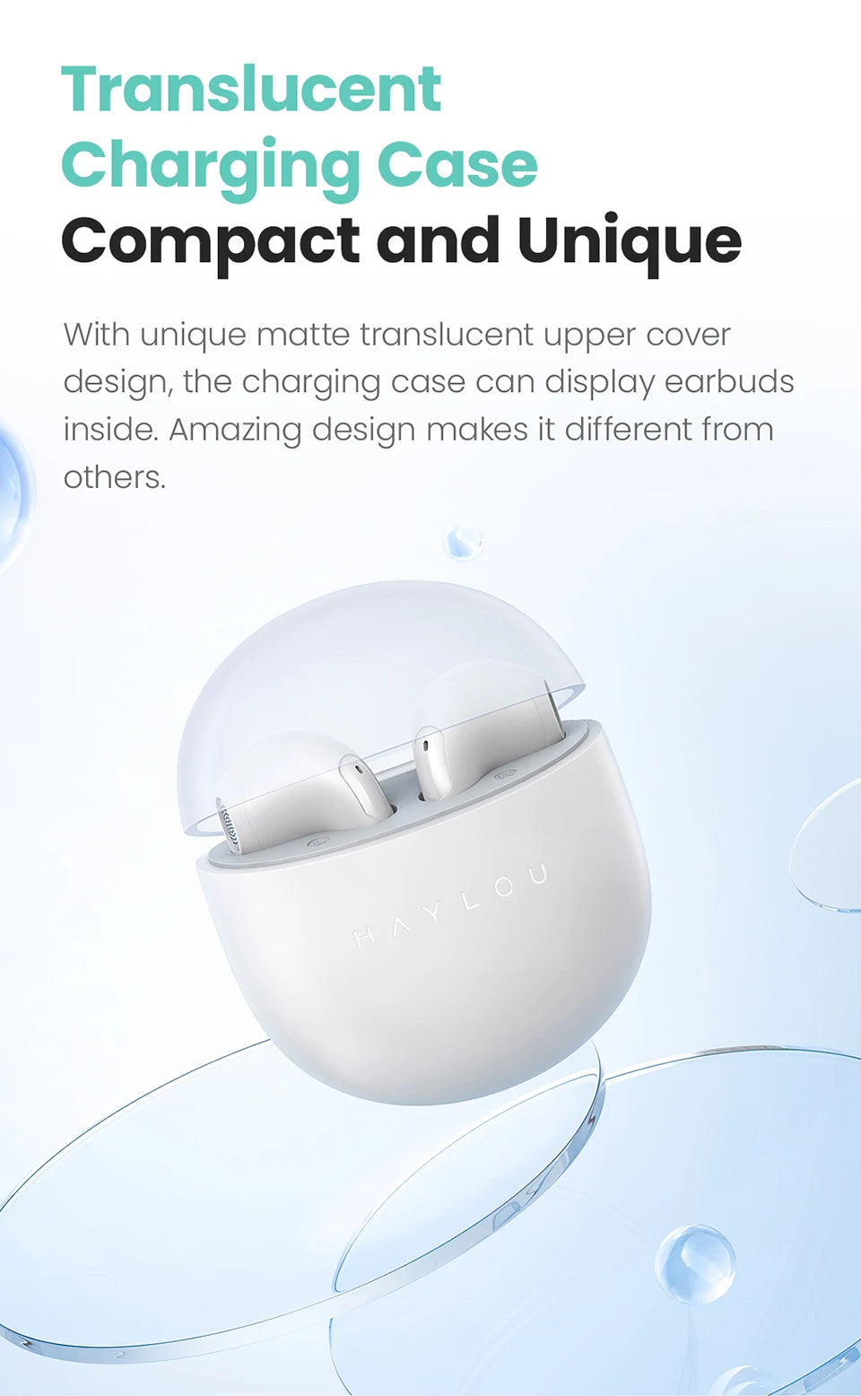 HAYLOU X1 Neo TWS Bluetooth 5.3 Earphones 0.06s Low Latency 20H Battery Life Lightweight Touch Control Wireless Headphone Earbud