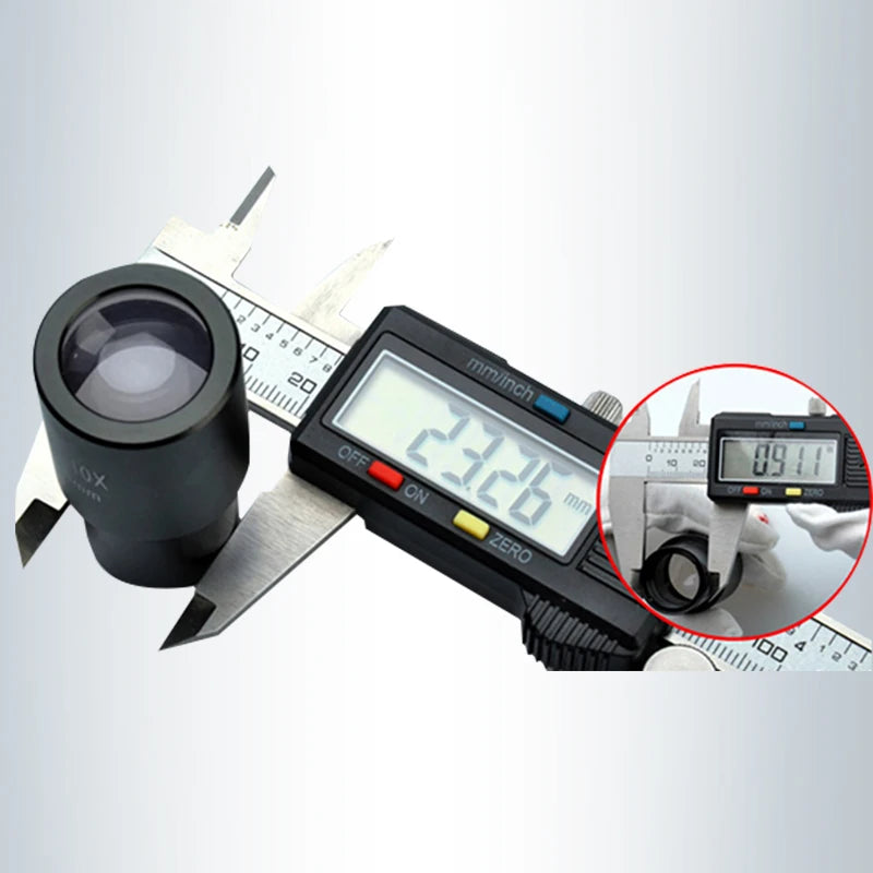 Bioscopic microscope eyepiece, Wf5X, Wf10X, Wf15X, Wf16X, Wf20X, Wf25, installation size 23.2 millimeters.