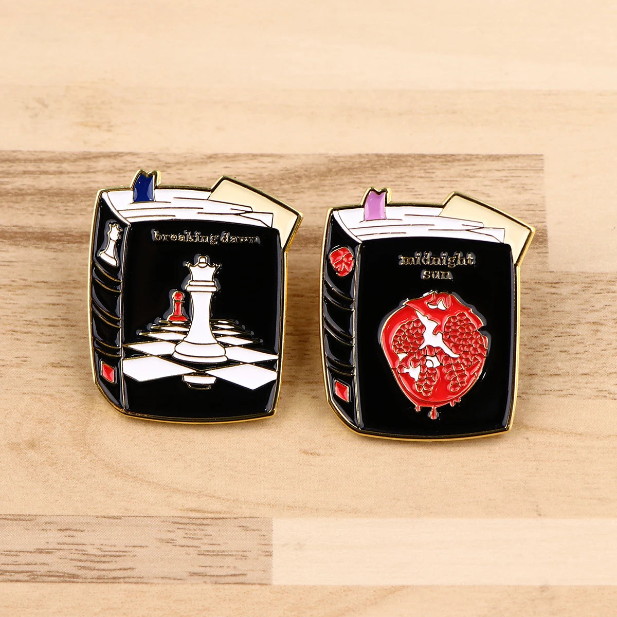 Love Movie Characters Pins Cartoon Badges Brooches for Clothing Enamel Pin Couple's Badges Jewelry Accessories Gifts for Friends