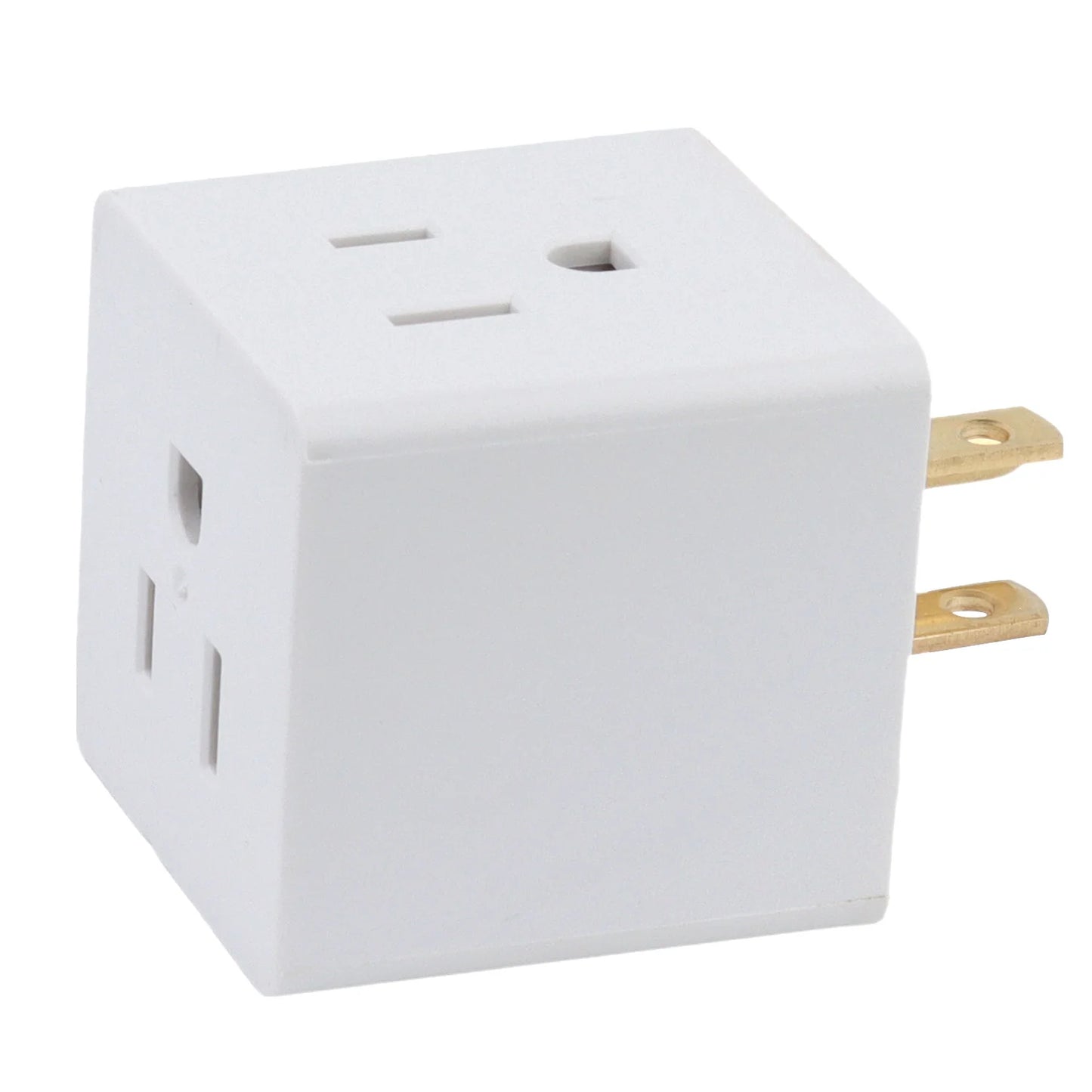 Multiple Plug Outlet Adapter, Multi Plug Outlet Extender, 3 Way Wall Outlet Expander, Small Electrical Outlet Splitter