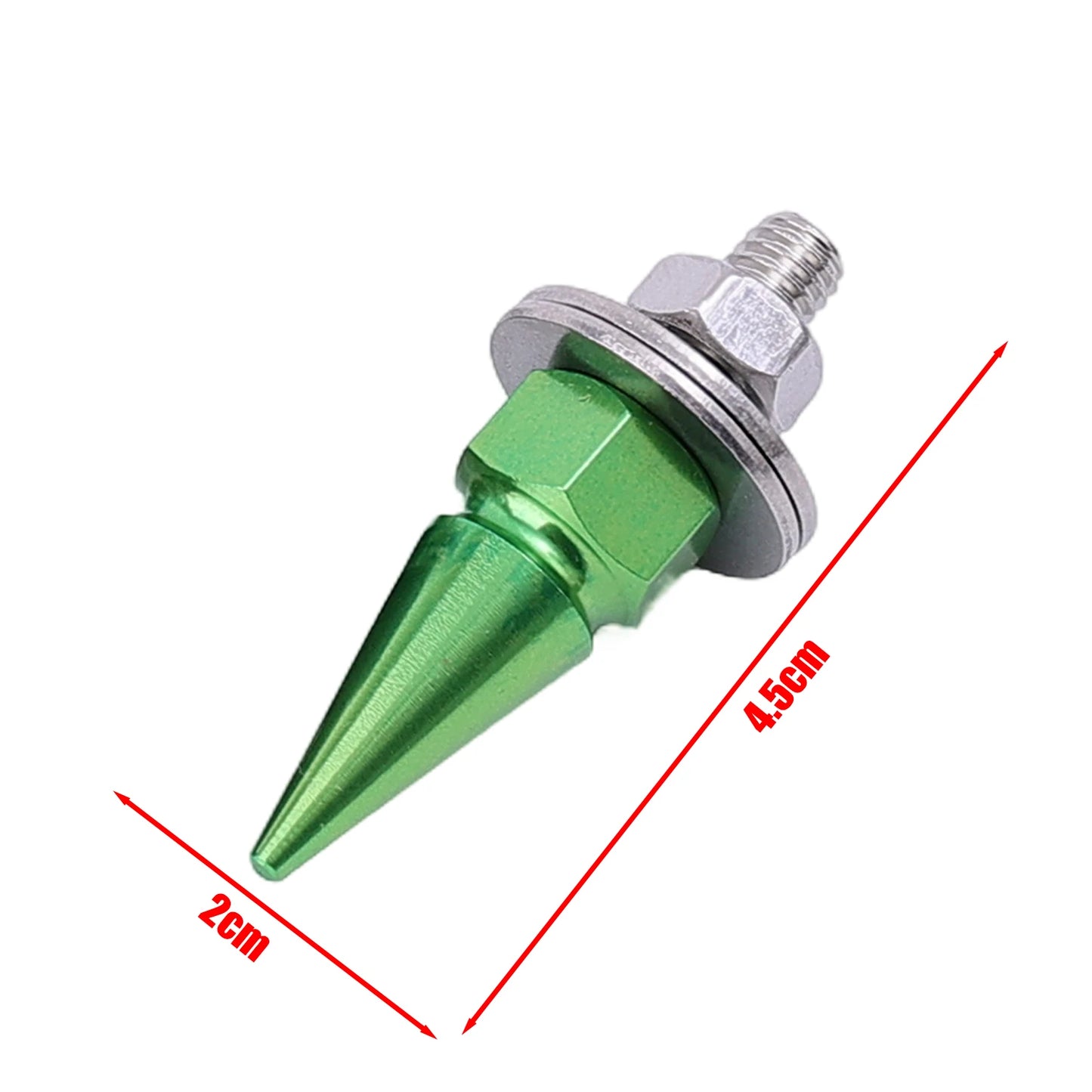 M6 Threaded Tips Screw Car Modified Fasteners Fender Washer Bumper Engine Screws License Plate Aluminium Alloy Bolts