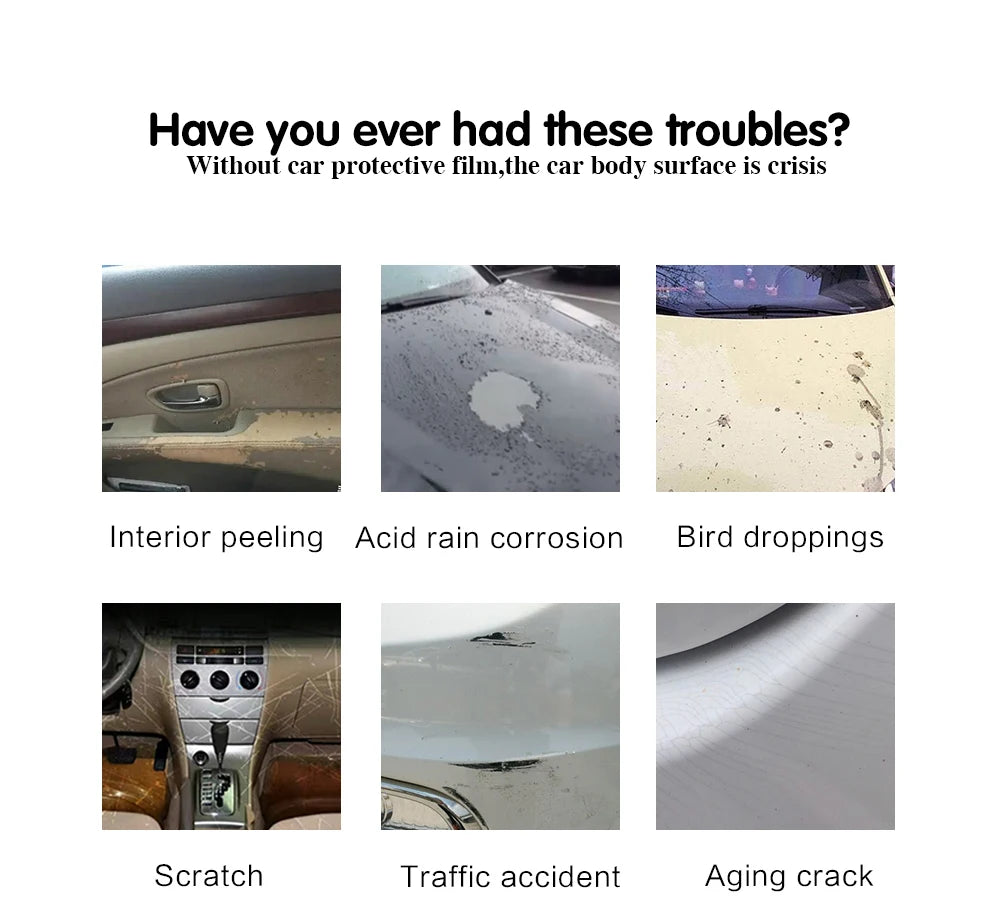 Carbon Fiber Sticker Ghost Silver Carbon Fiber Vinyl Wrap Films Glossy Car Sticker Anti Scratch Waterproof Decal Car Accessories