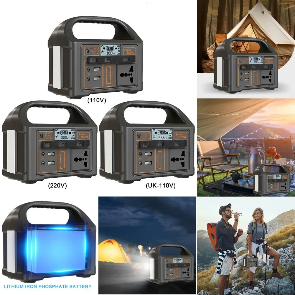 100W Battery Power 110V/220V Outdoor Camping Power Bank LED Display Outdoor Power Supply Battery Power Bank for Travel Adventure