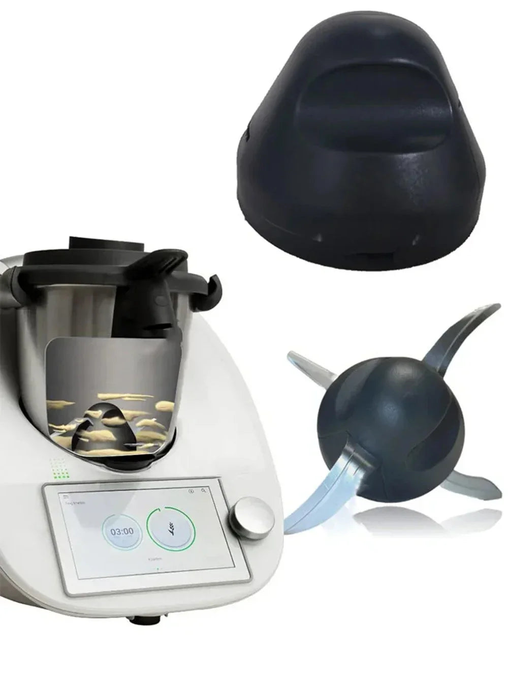 Knife Dirt Pastry Dough Remnants Protection Suitable for The Thermomix TM6 TM5 Mixer Blade Protective Cover Blenders Accessories